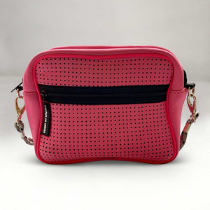 Pink with Olive Lining Camera Bag